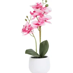 Kunstplanten & -Bloemen>Merk Excellent Flowers Kunstorchidee In Pot Roze,Wit