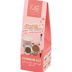 Make-Up>Max & More Fab Factory Wenkbrauwkit Bruin