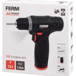 Gereedschap>FERM Draadloze Boormachine