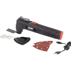 Gereedschap>FERM Draadloze Multitool Zwart