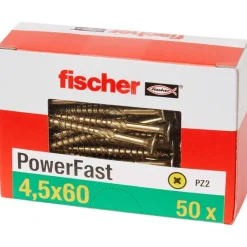 Gereedschap>Fischer Spaanplaatschroeven Brons