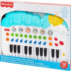 Spellen>Fisher-Price Dierenpiano Meerkleurig