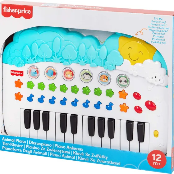 Spellen>Fisher-Price Dierenpiano Meerkleurig