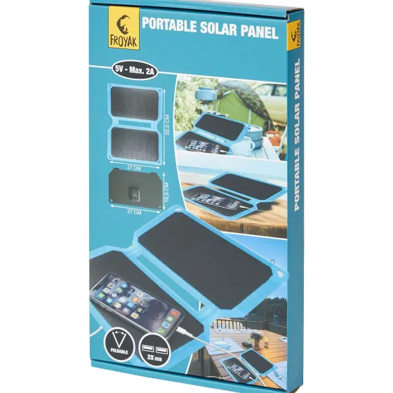 Powerbanks & Opladers>Froyak Zonnepaneel Blauw
