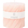 Kaarsen>Candra Gedraaide Stompkaars Groen,Roze,Wit