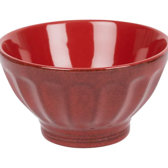 Servies>Merk Geglazuurde Kom Blauw,Grijs,Roze,Geel