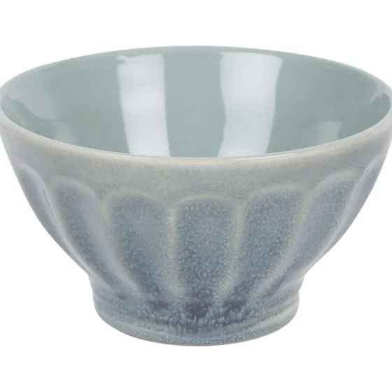 Servies>Merk Geglazuurde Kom Blauw,Grijs,Roze,Geel