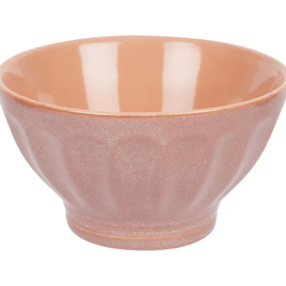 Servies>Merk Geglazuurde Kom Blauw,Grijs,Roze,Geel