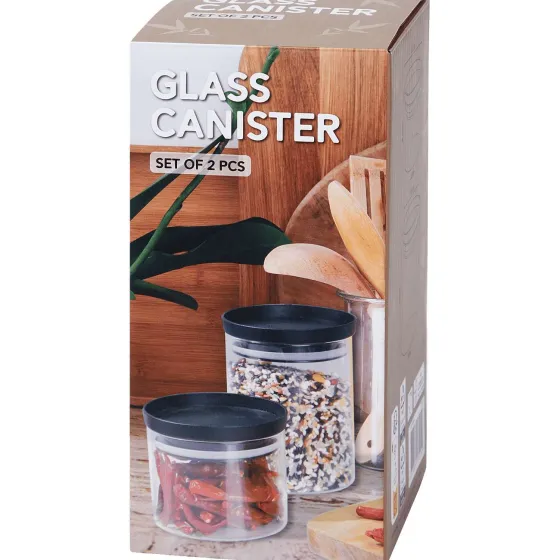 Bewaren & Meenemen>Lock & Lock Glazen Voorraadpottenset Transparant