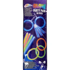 Feestartikelen>Merk Glow-In-The-Dark Partypack Meerkleurig