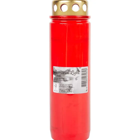 Kaarsen>Candra Grafkaars Rood