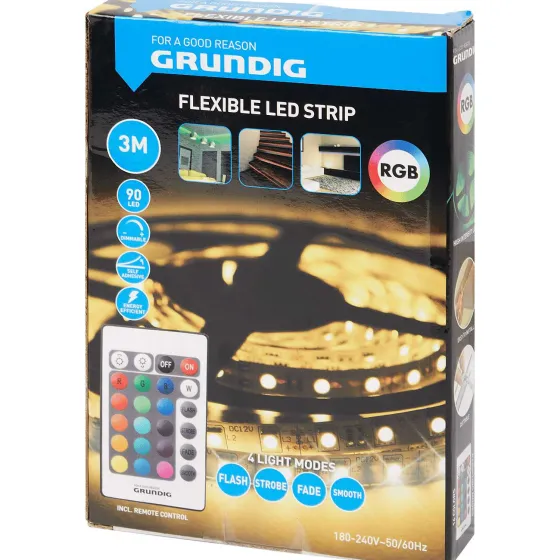 Verlichting>Grundig Multicolor Ledstrip Meerkleurig