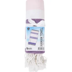Badtextiel>Hotel Royal Hamamdoek Blauw,Geel,Grijs,Paars