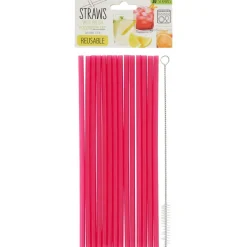 Keukengerei>Rösle Herbruikbare Rietjes Met Schoonmaakborstel Transparant,Blauw,Groen,Roze