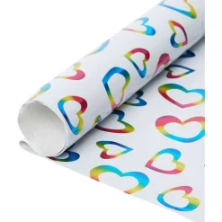 Inpakken>Merk Holografisch Inpakpapier Print
