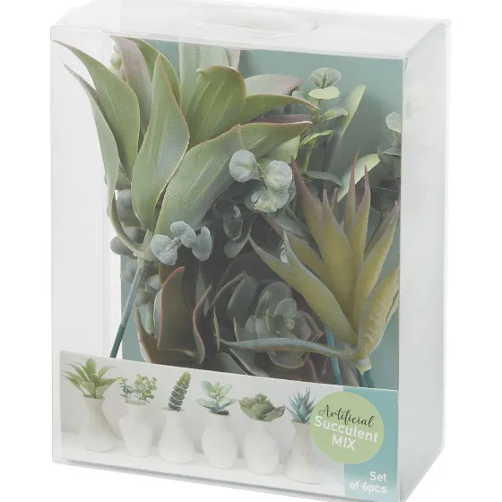 Kunstplanten & -Bloemen>Merk Home Accents Kunstvetplanten Groen