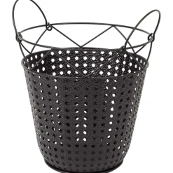 Bloempotten>Merk Home Accents Metalen Mand Zwart