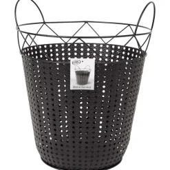 Bloempotten>Merk Home Accents Metalen Mand Zwart