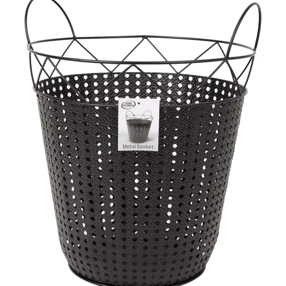 Bloempotten>Merk Home Accents Metalen Mand Zwart