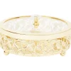 Woonaccessoires>Merk Home Accents Metalen Opbergdoosje Goud,Zilver