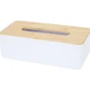 Woonaccessoires>Merk Home Accents Tissuebox Wit,Zwart