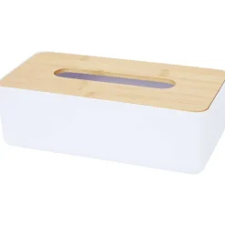 Woonaccessoires>Merk Home Accents Tissuebox Wit,Zwart