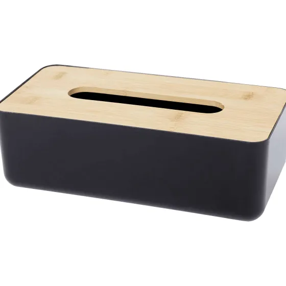 Woonaccessoires>Merk Home Accents Tissuebox Wit,Zwart