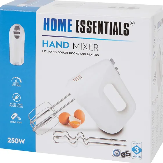Keukenapparaten>Home Essentials Handmixer Wit,Zwart