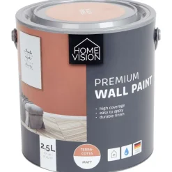 Verf>Van Bleiswijck Home Vision Premium Muurverf Terracotta Oranje