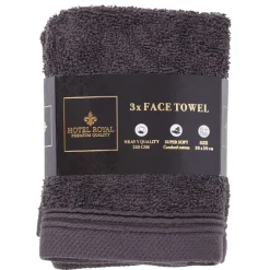 Badtextiel>Hotel Royal Gezichtsdoeken Bruin