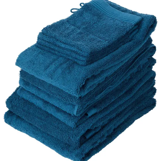 Badtextiel>Hotel Royal Luxe Handdoekenset Blauw,Grijs,Wit