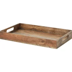Dienbladen>Staub Houten Dienblad Beige,Bruin