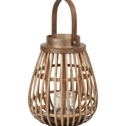 Kaarsenhouders>Merk Houten Lantaarn Beige,Bruin