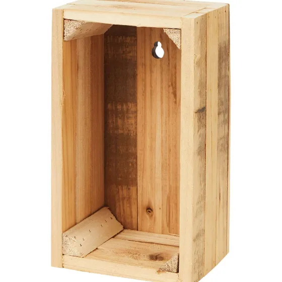 Woonaccessoires>Merk Houten Opbergkist Beige