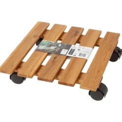 Tuindecoratie>Merk Houten Plantentrolley Bruin