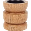 Kaarsenhouders>Merk Houten Theelichthouder Beige