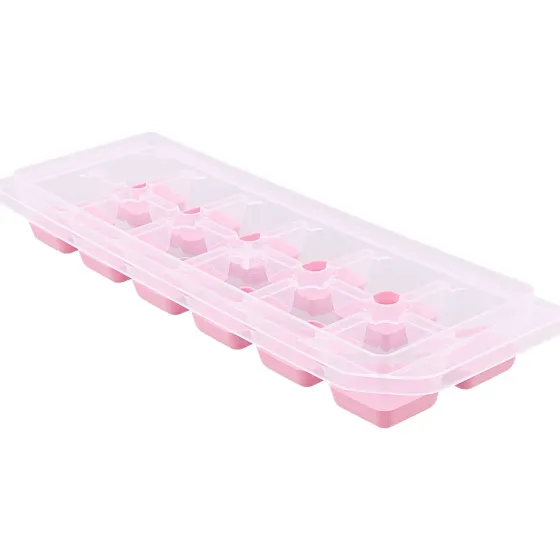 Keukenapparaten>VitaVerde Ijsblokjesmaker Met Deksel Blauw,Groen,Roze,Geel
