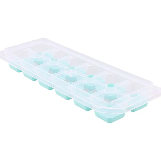 Keukenapparaten>VitaVerde Ijsblokjesmaker Met Deksel Blauw,Groen,Roze,Geel
