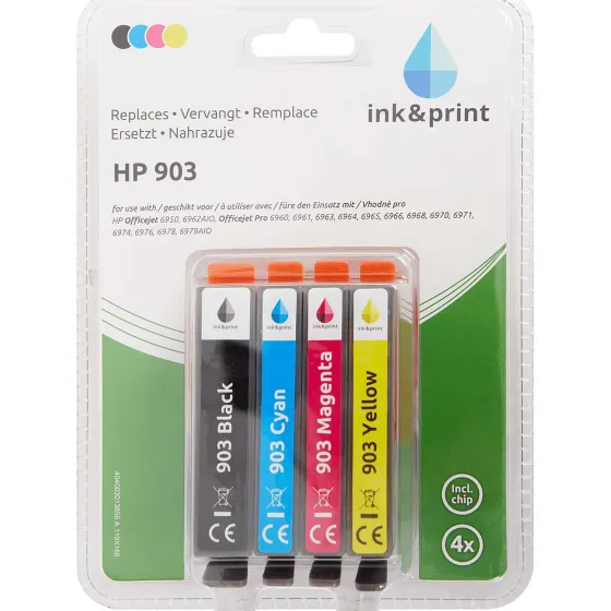 Inktcartridges>Merk Ink & Print Inktcartridge Hp 903 Meerkleurig