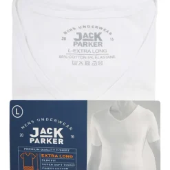Kleding>Jack Parker Extra Lang T-Shirt Wit