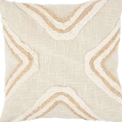 Woonaccessoires>Merk Jute Kussenhoes Met Patroon Print