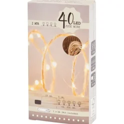 Woonaccessoires>Merk Jute Touw Met Ledverlichting Beige