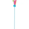 Speeltjes>Merk Kattenspeelstok Blauw,Groen,Oranje,Roze,Geel,Meerkleurig