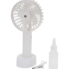 Ventilatoren>Kinzo Handventilator Met Mistpray Blauw,Roze,Wit,Zwart