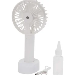 Ventilatoren>Kinzo Handventilator Met Mistpray Blauw,Roze,Wit,Zwart