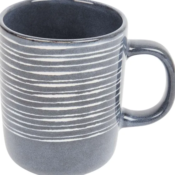 Servies>Merk Koffiemok Blauw,Bruin,Grijs