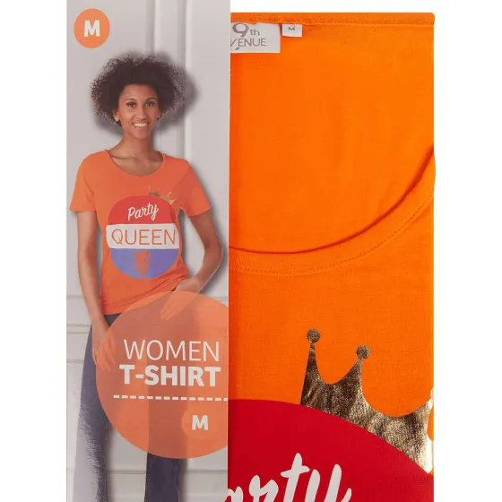 Kleding>SuperTrash Koningsdag T-Shirt Oranje