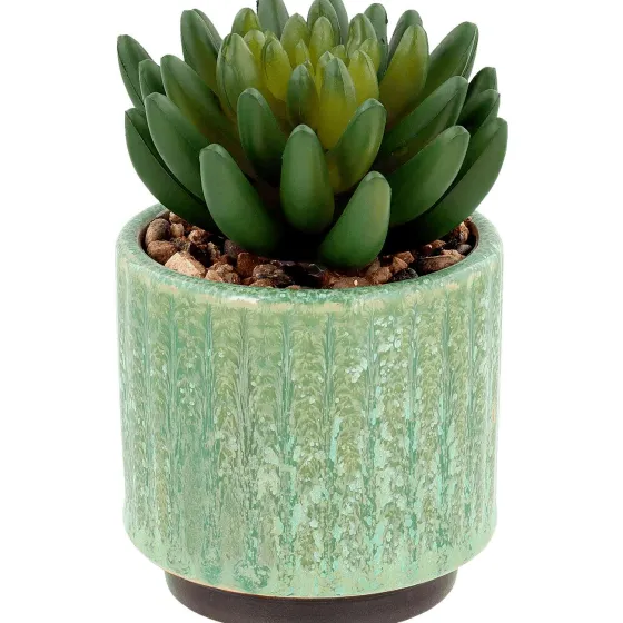 Kunstplanten & -Bloemen>Merk Kunstvetplant In Pot Bruin,Groen,Print,Zwart