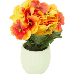 Kunstplanten & -Bloemen>Merk Kunstviooltjes In Pot Meerkleurig