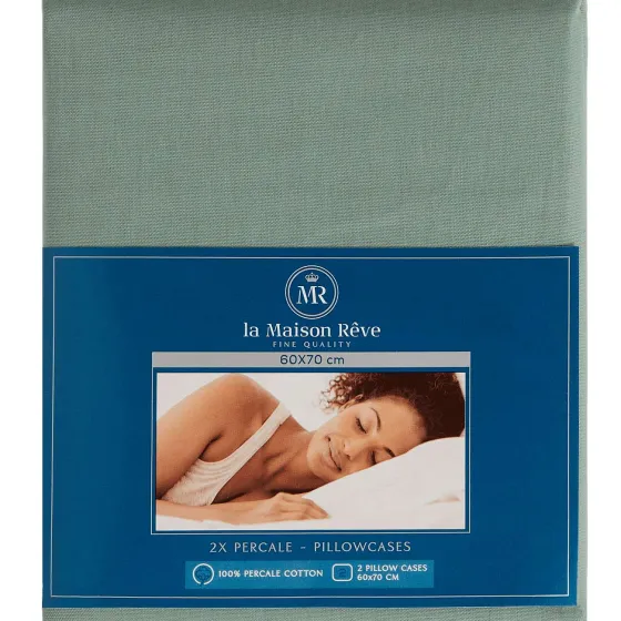 Beddengoed>La Maison Rêve La Maison R Ve Percale Kussenslopen Meerkleurig